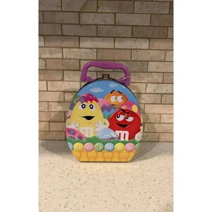 m&m Easter tin‎ lunchbox
